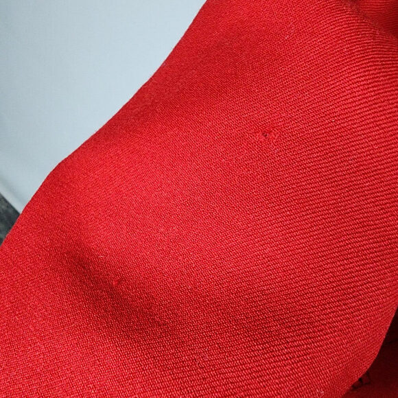 Vintage Mr. Max & Melanie Lyne Red Wool Blazer Size 12 - Picture 6 of 11